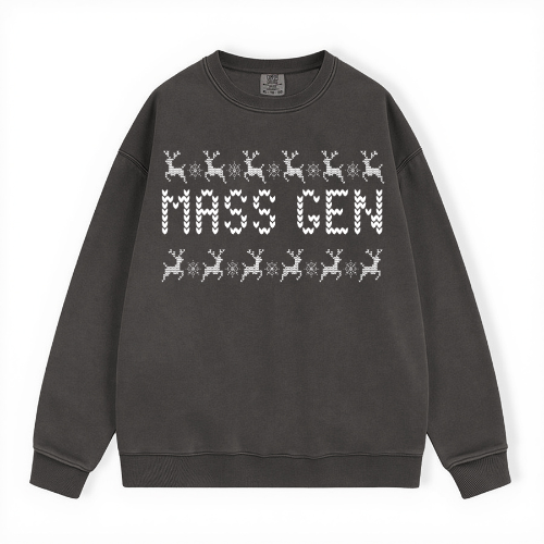 MASS GEN UGLY SWEATER COMFORT COLORS CREWNECK