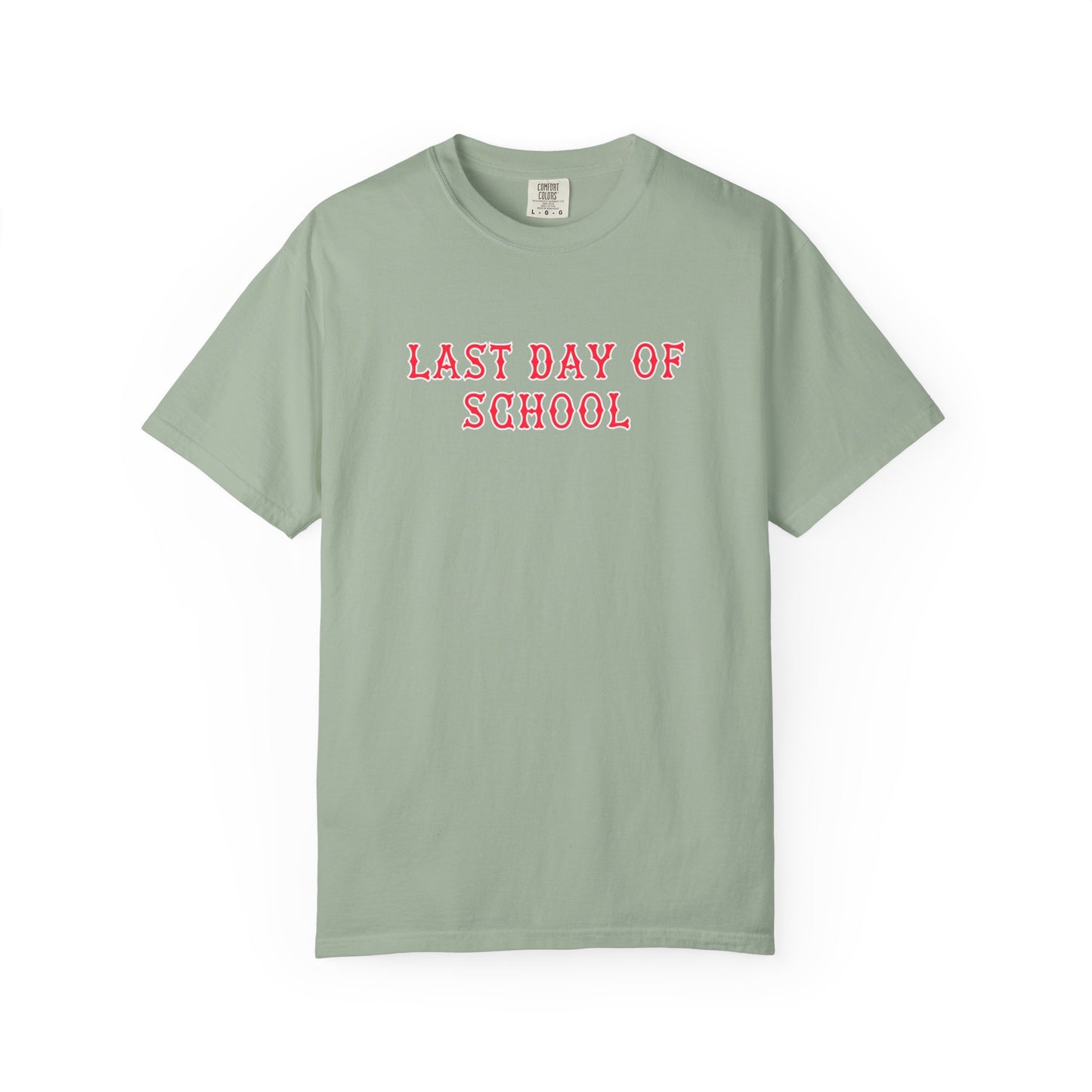 RED FENWAY LAST DAY OF SCHOOL TEE