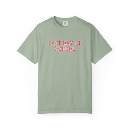 RED FENWAY LAST DAY OF SCHOOL TEE