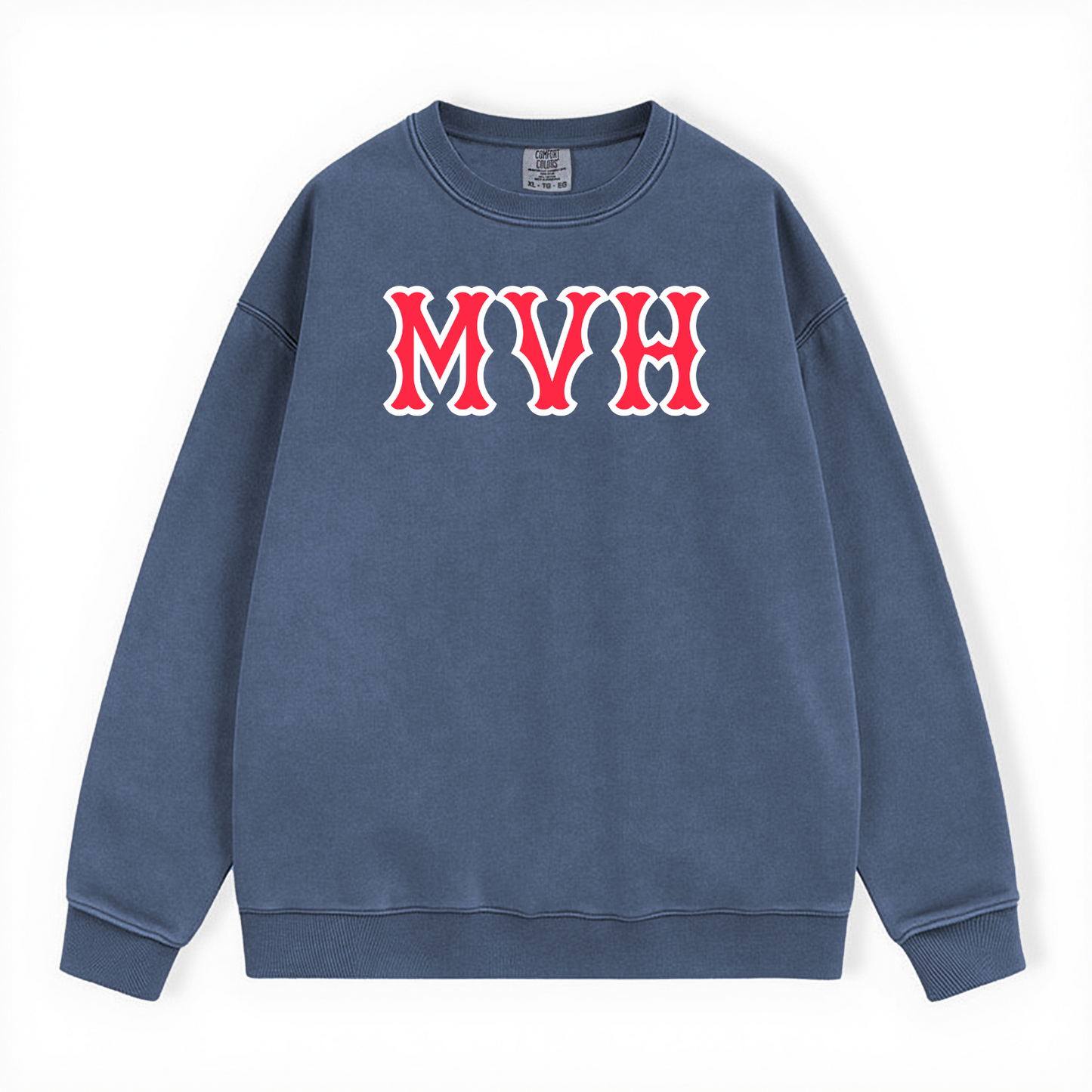 MVH SOX LETTERS CREWNECK