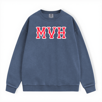 MVH SOX LETTERS CREWNECK