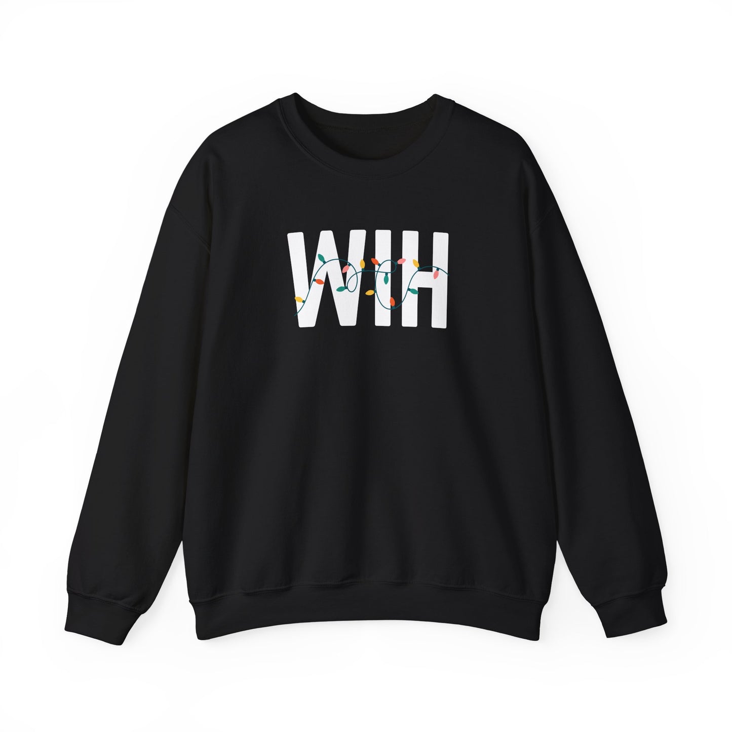 WIH HOLIDAY LIGHTS HEAVY BLEND CREWNECK