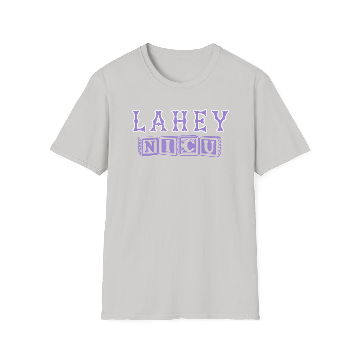 LAHEY BLOCK LETTERS NICU TEE