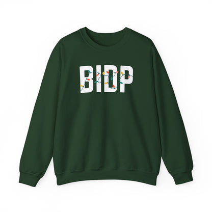 BIDP HOLIDAY LIGHTS HEAVY BLEND CREWNECK