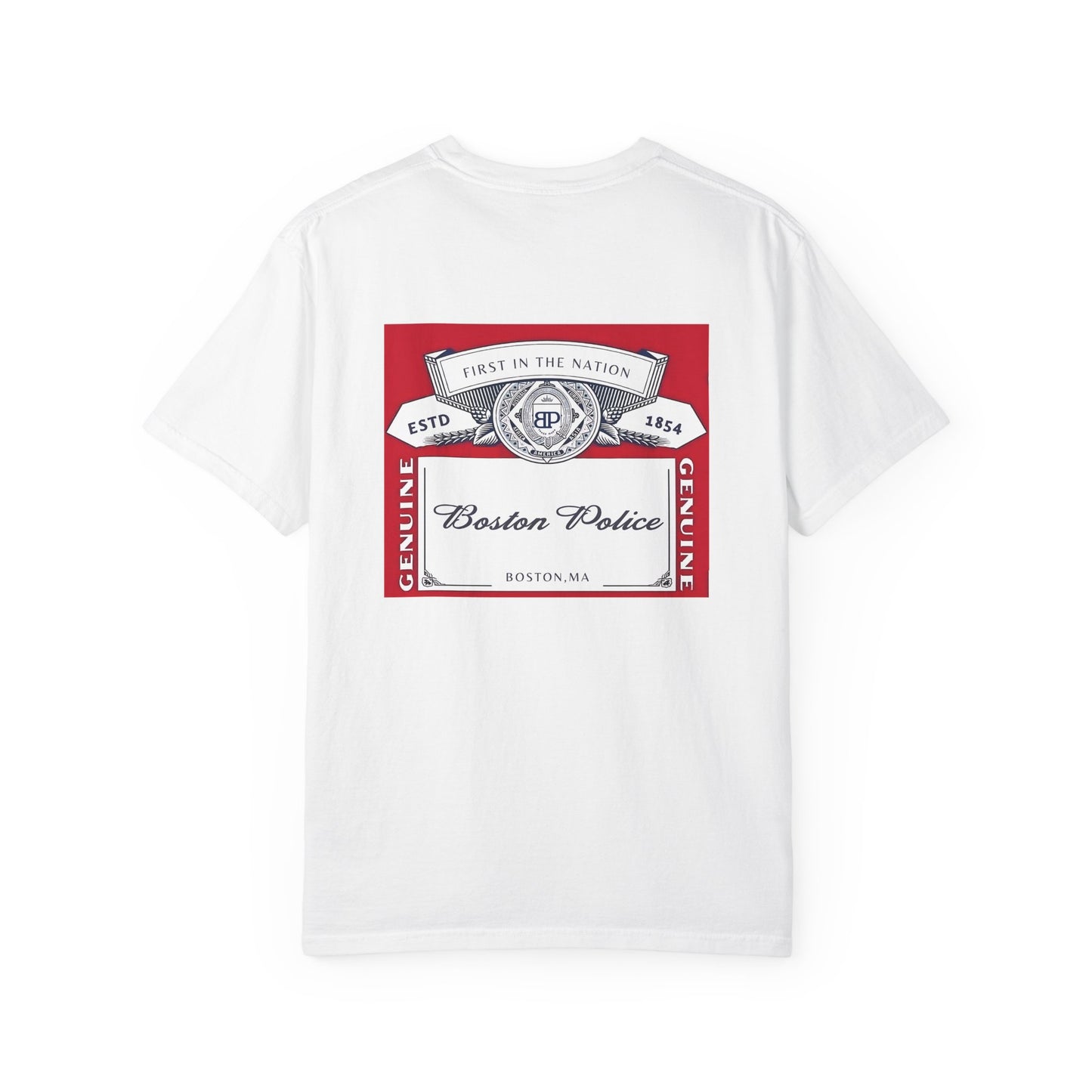 BOSTON POLICE CROWN LABEL T-SHIRT