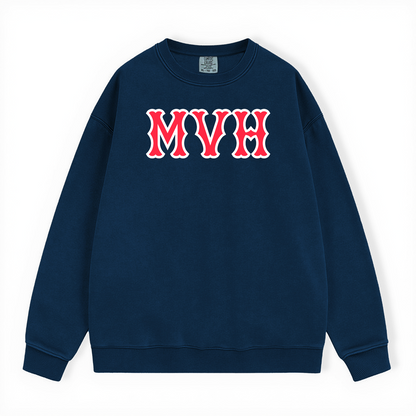 MVH SOX LETTERS CREWNECK