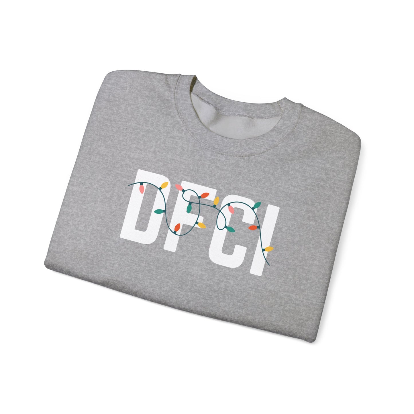 DFCI HOLIDAY LIGHTS HEAVY BLEND CREWNECK