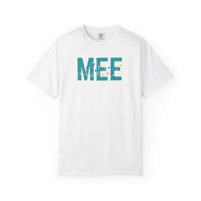 MEE HOLIDAY LIGHTS T-SHIRT - WHITE