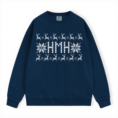 HMH UGLY SWEATER COMFORT COLORS CREWNECK