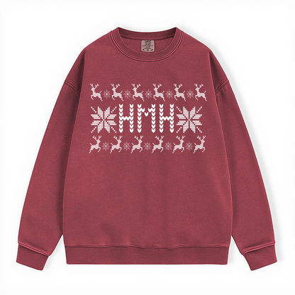 HMH UGLY SWEATER COMFORT COLORS CREWNECK