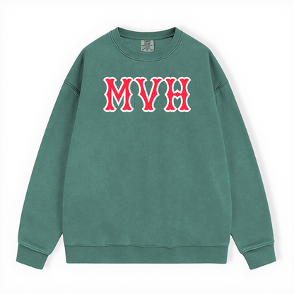 MVH SOX LETTERS CREWNECK