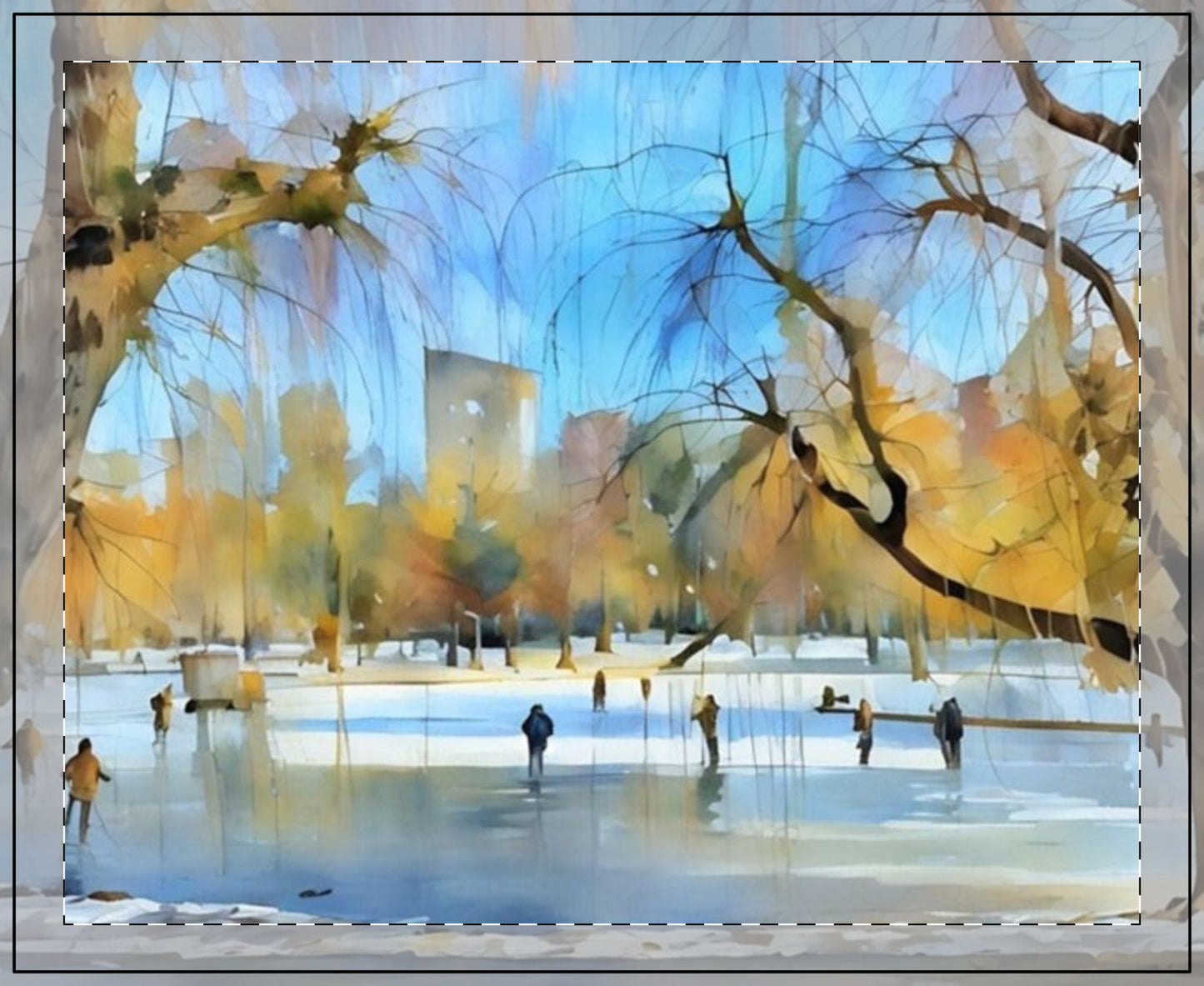 SKATING IN BOSTON 11 OZ CANDLE