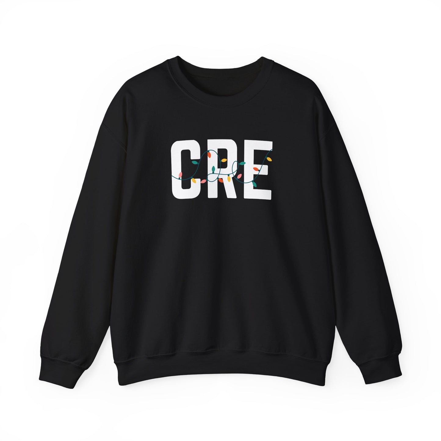 CRE HOLIDAY LIGHTS HEAVY BLEND CREWNECK
