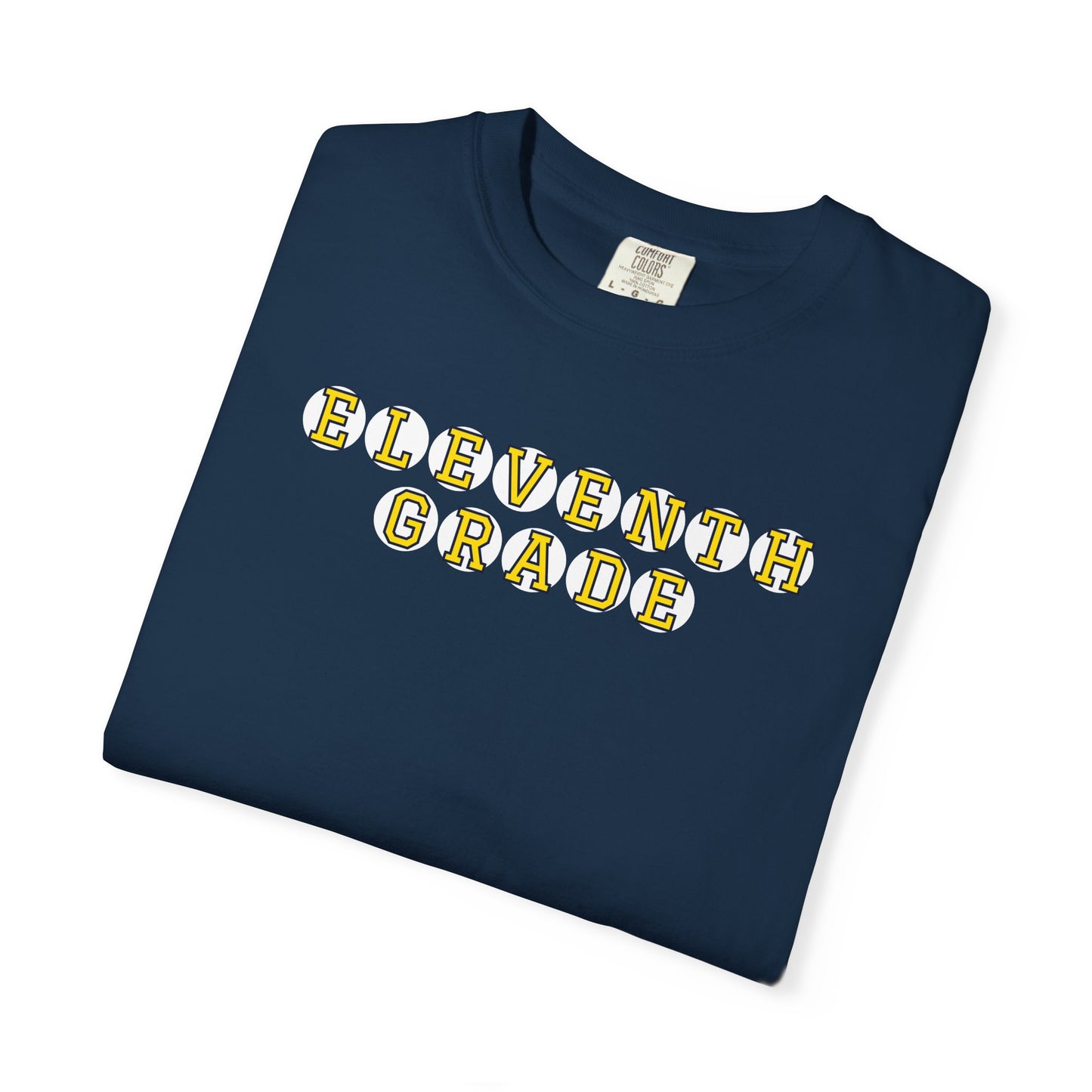 ELEVENTH GRADE YELLOW PLAYER LETTERS T-SHIRT
