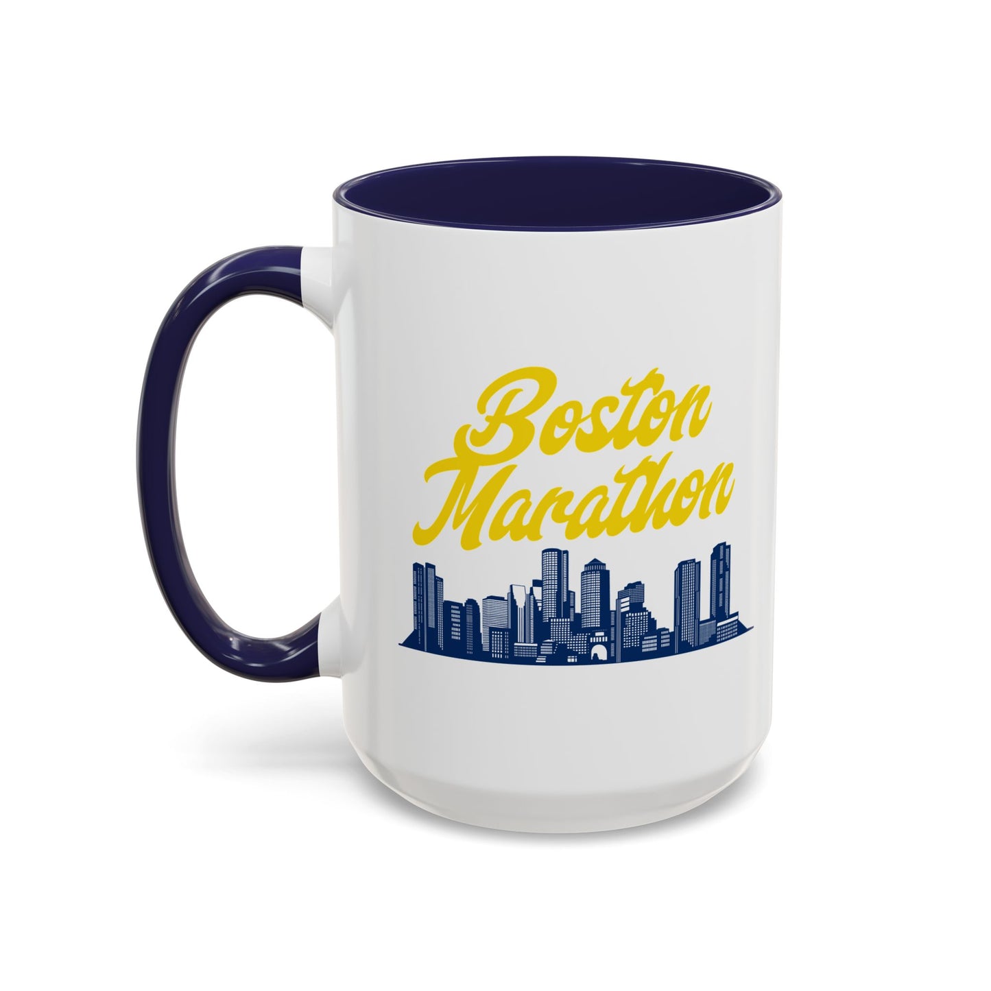 RETRO BOSTON MARATHON SKYLINE COFFEE MUG