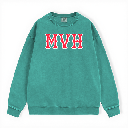 MVH SOX LETTERS CREWNECK