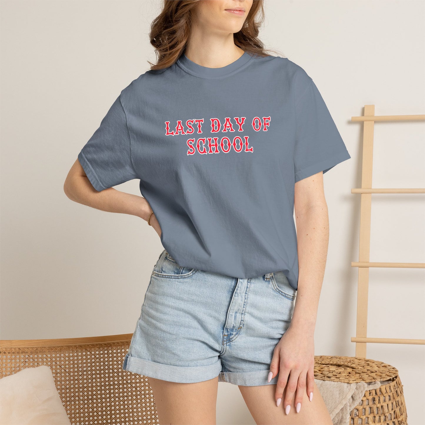 RED FENWAY LAST DAY OF SCHOOL TEE