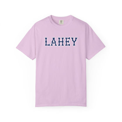 LAHEY NAVY SOX LETTERS TEE