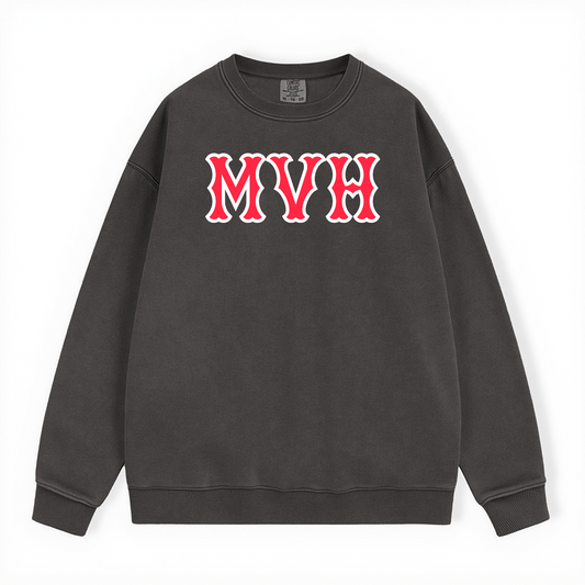 MVH SOX LETTERS CREWNECK