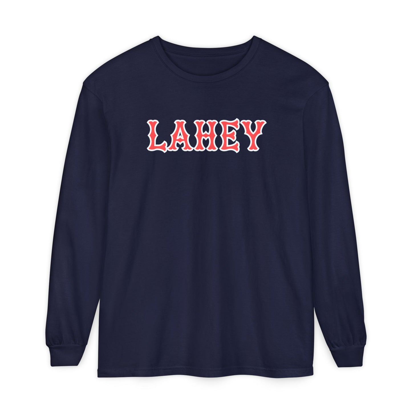LAHEY SOX LETTERS LONG SLEEVE