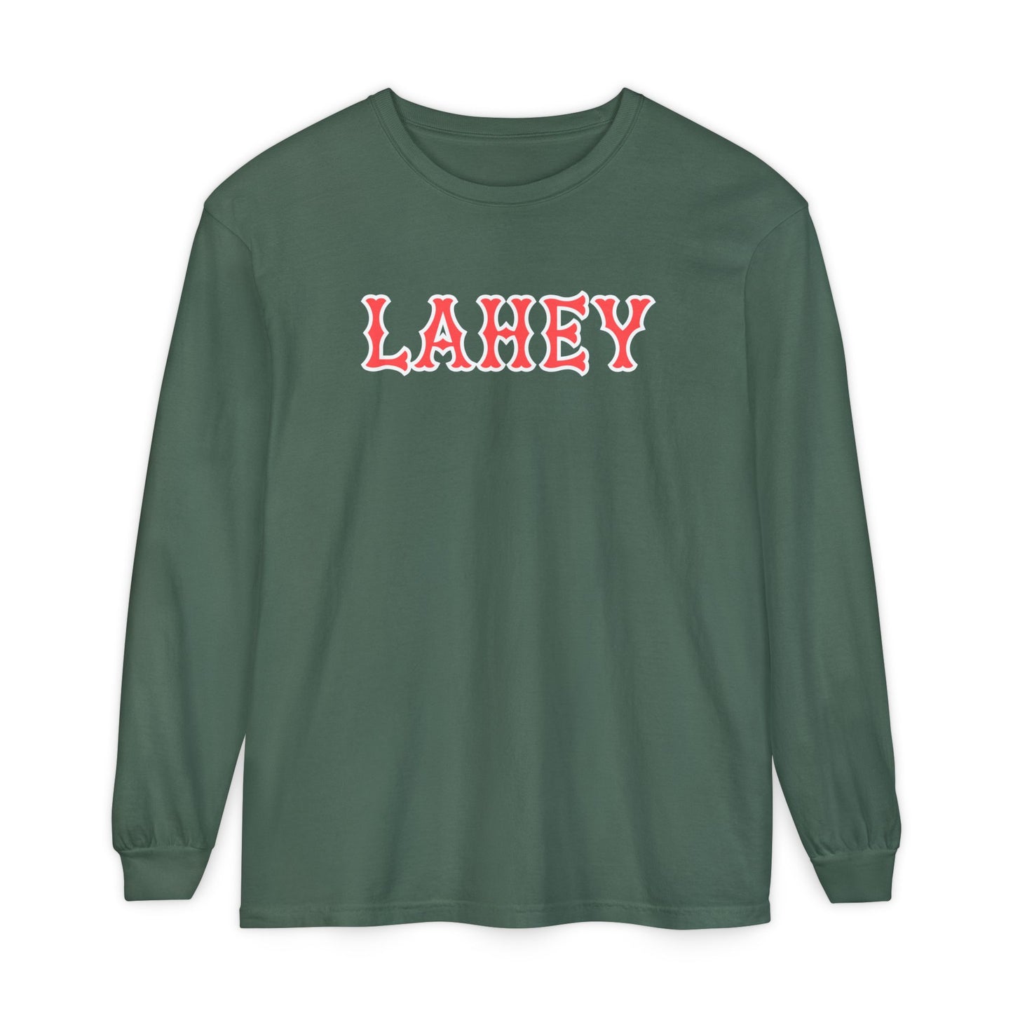 LAHEY SOX LETTERS LONG SLEEVE
