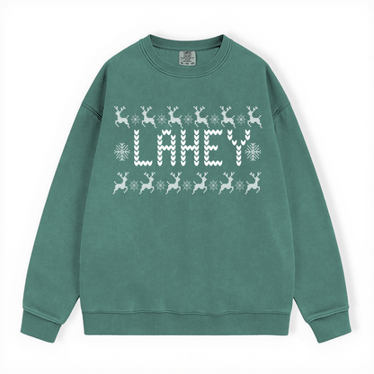 LAHEY UGLY SWEATER COMFORT COLORS CREWNECK