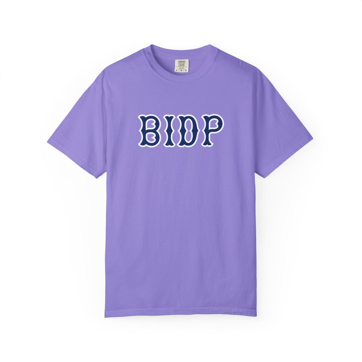 BIDP NAVY SOX LETTERS TEE