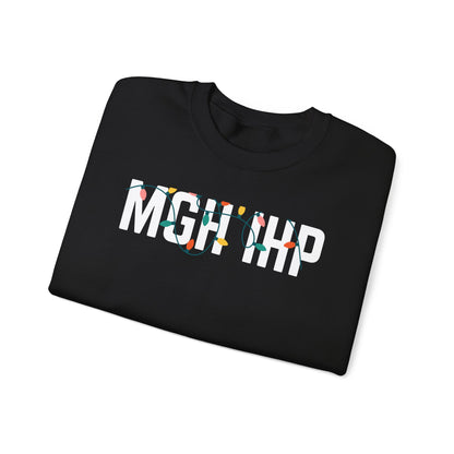 MGH IHP HOLIDAY LIGHTS HEAVY BLEND CREWNECK