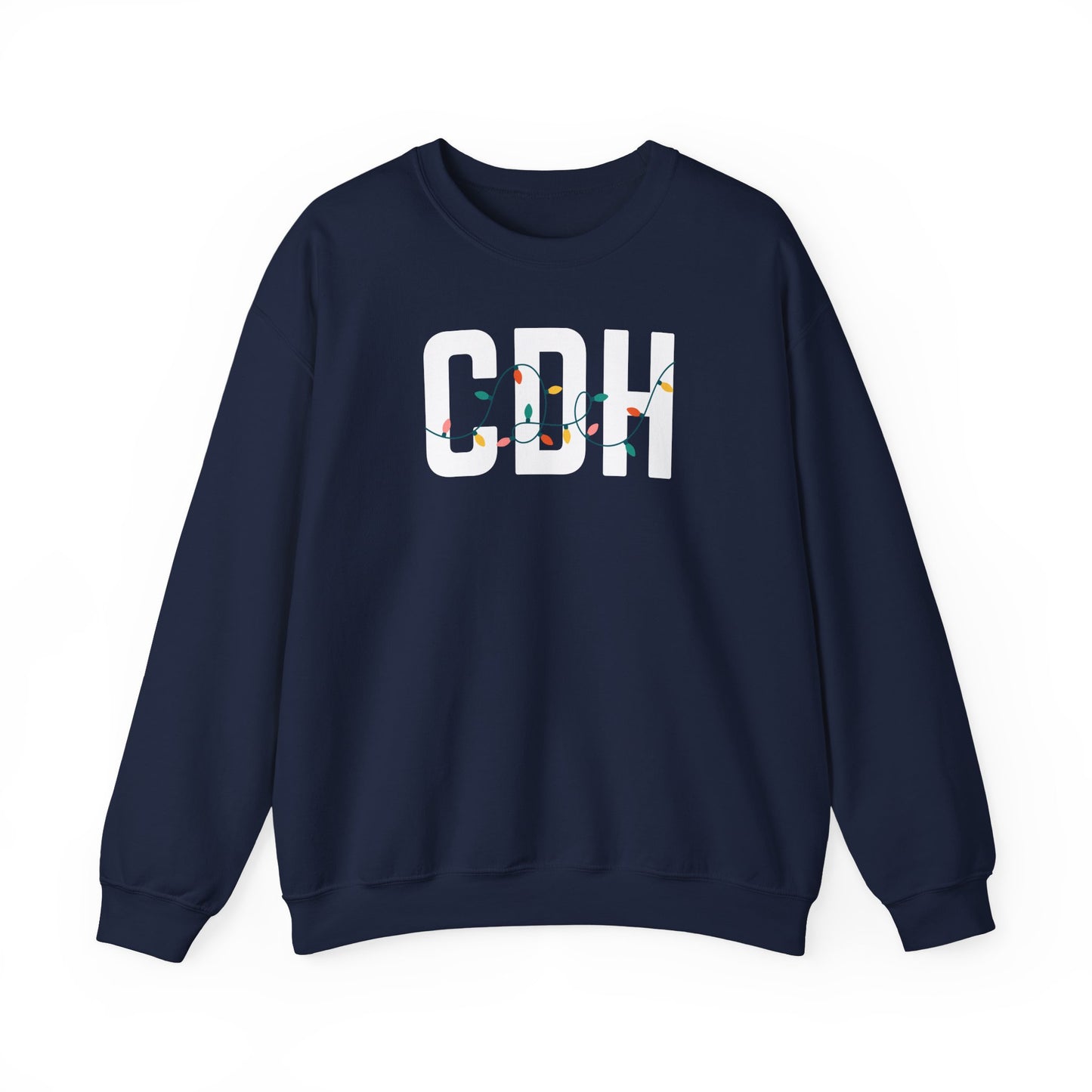 CDH HOLIDAY LIGHTS HEAVY BLEND CREWNECK