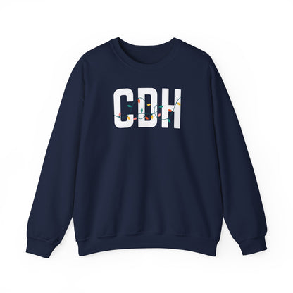 CDH HOLIDAY LIGHTS HEAVY BLEND CREWNECK
