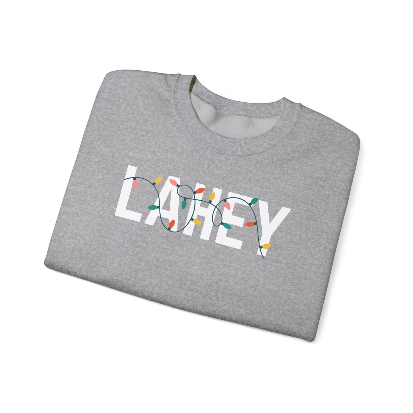 LAHEY HOLIDAY LIGHTS HEAVY BLEND CREWNECK