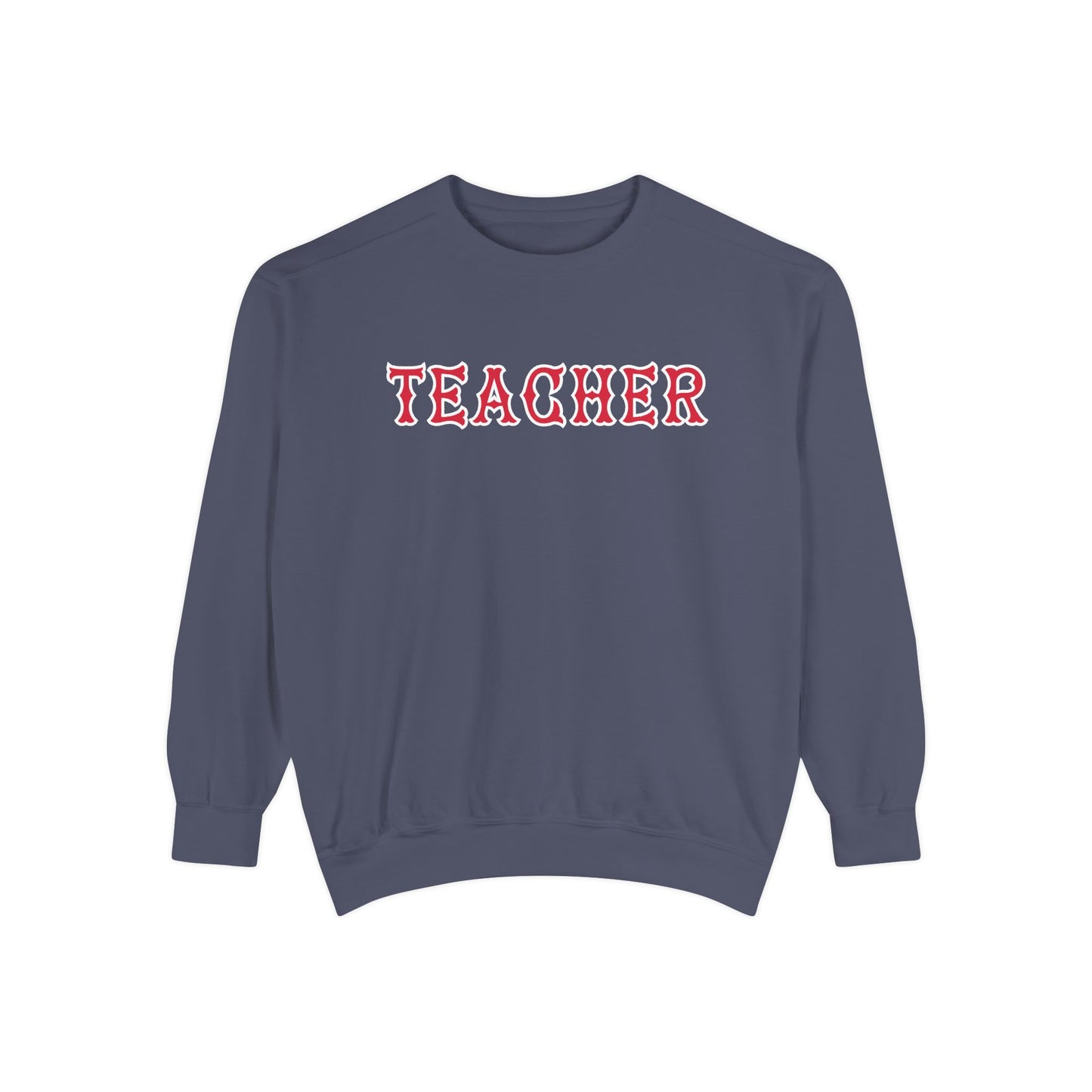 BOSTON TEACHER ICE CREAM COMFORT COLORS CREWNECK