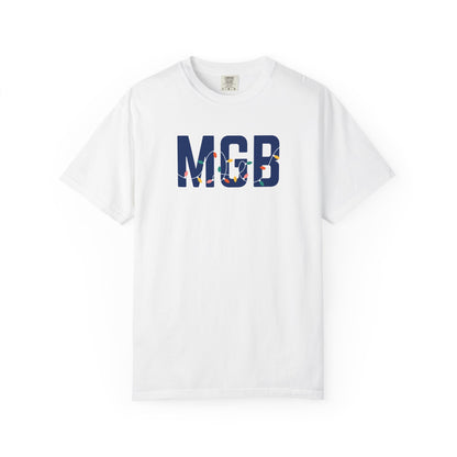 MGB HOLIDAY LIGHTS T-SHIRT - WHITE