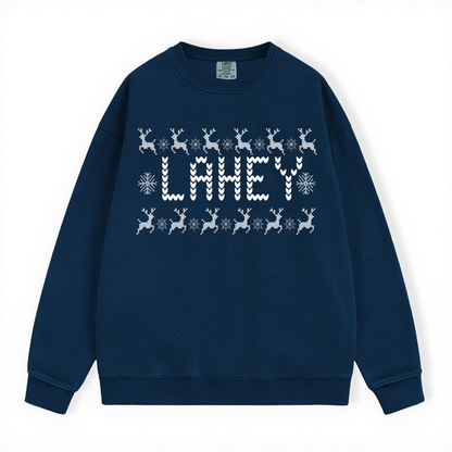 LAHEY UGLY SWEATER COMFORT COLORS CREWNECK