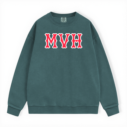 MVH SOX LETTERS CREWNECK
