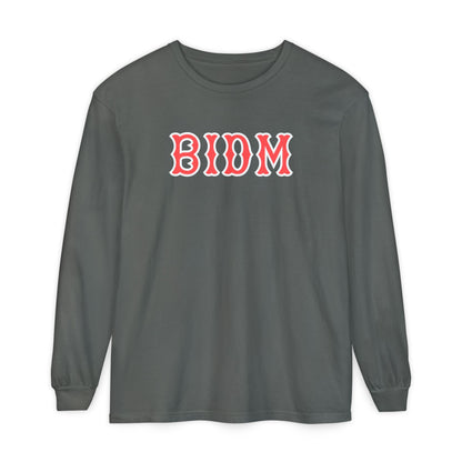 BIDM SOX LETTERS LONG SLEEVE
