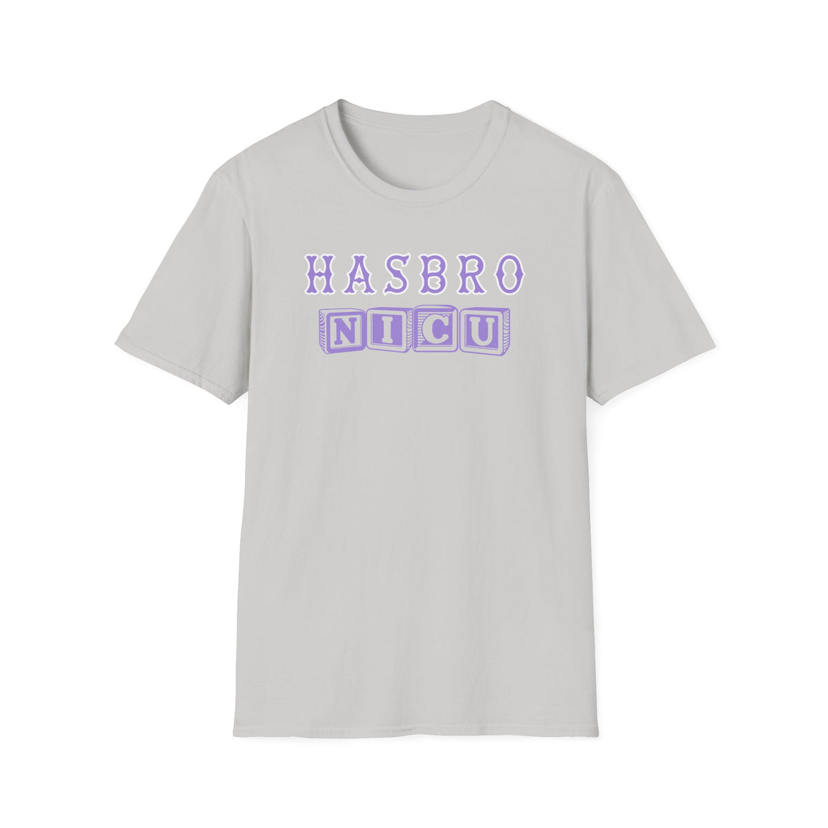 HASBRO BLOCK LETTERS NICU TEE