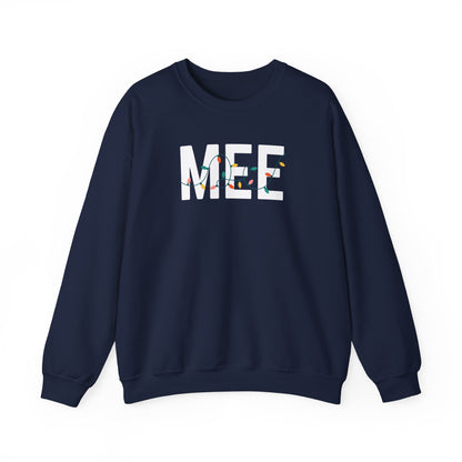 MEE HOLIDAY LIGHTS HEAVY BLEND CREWNECK