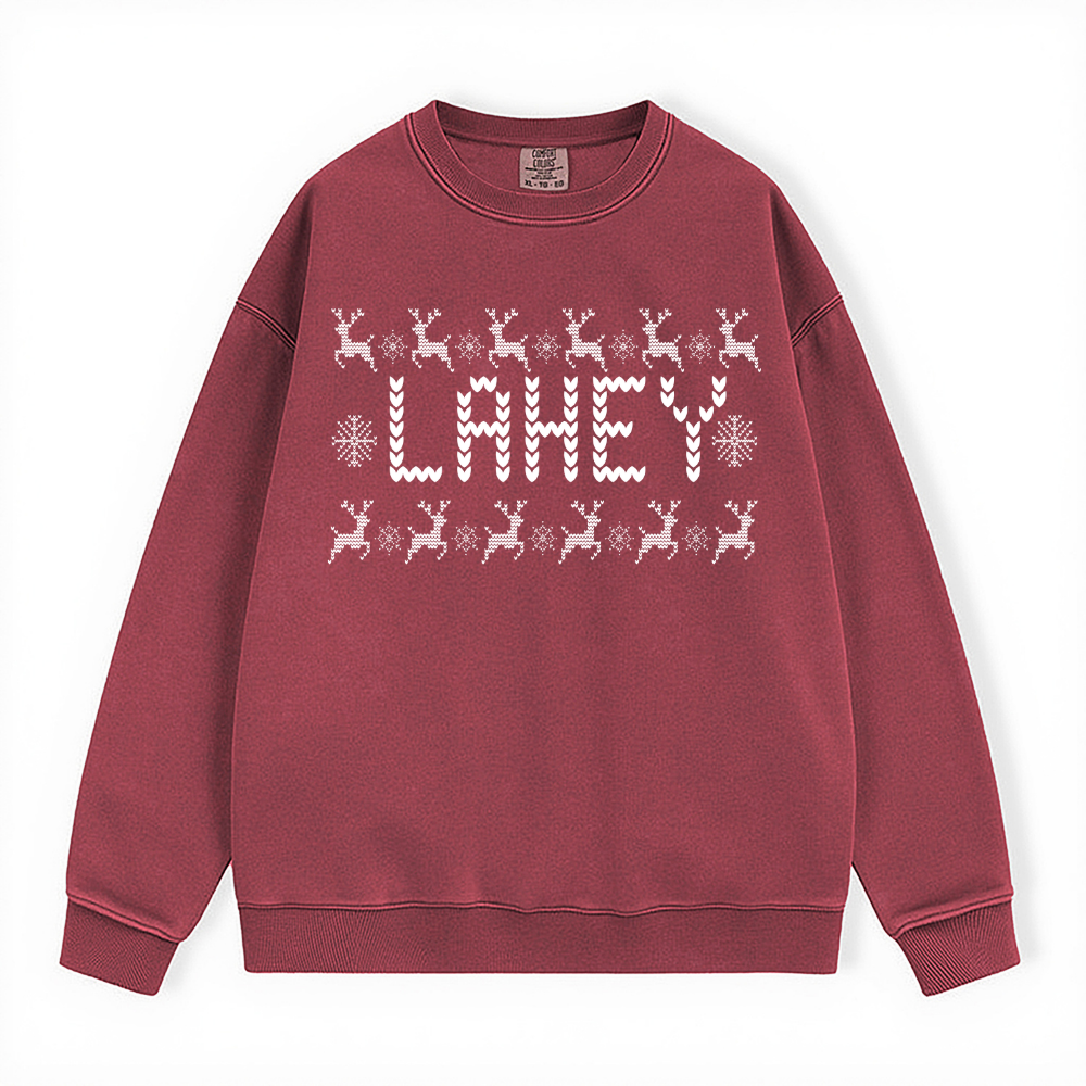 LAHEY UGLY SWEATER COMFORT COLORS CREWNECK