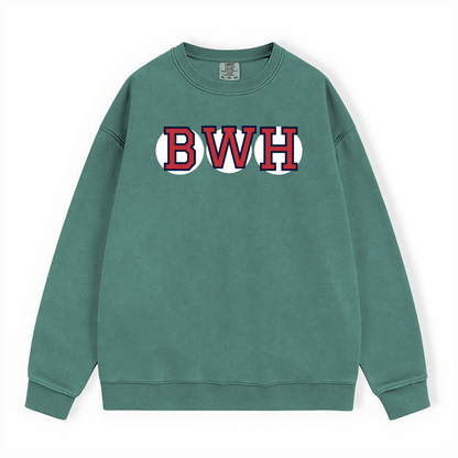 BWH RETIRED SOX LETTERS CREWNECK