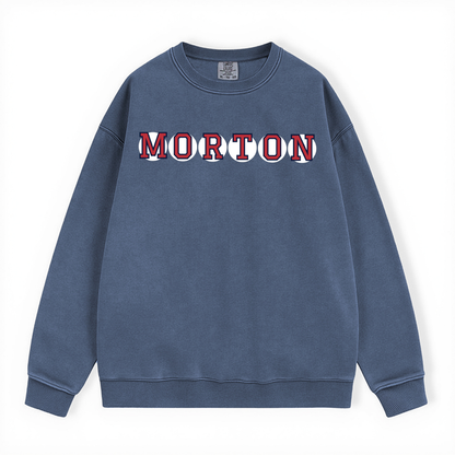 MORTON RETIRED SOX LETTER CREWNECK