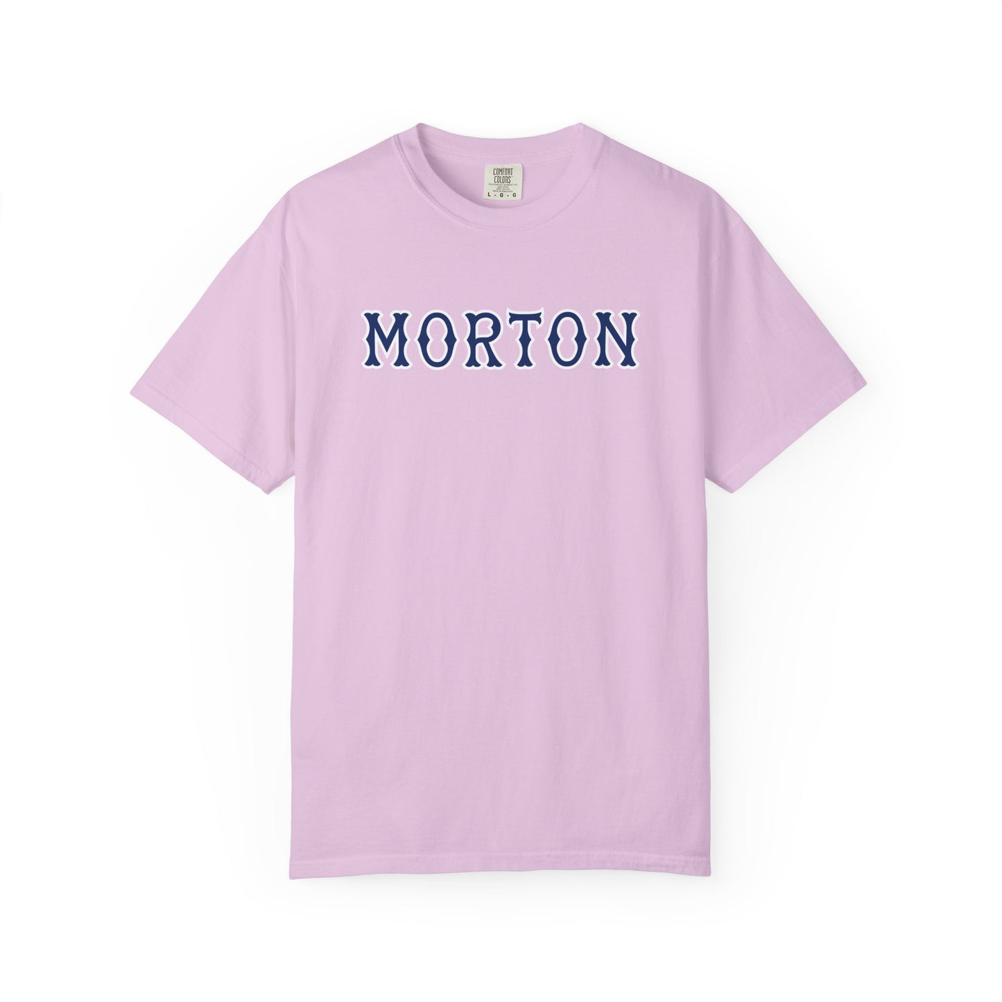 MORTON NAVY SOX LETTERS TEE