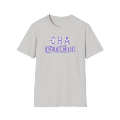 CHA BLOCK LETTERS NICU TEE