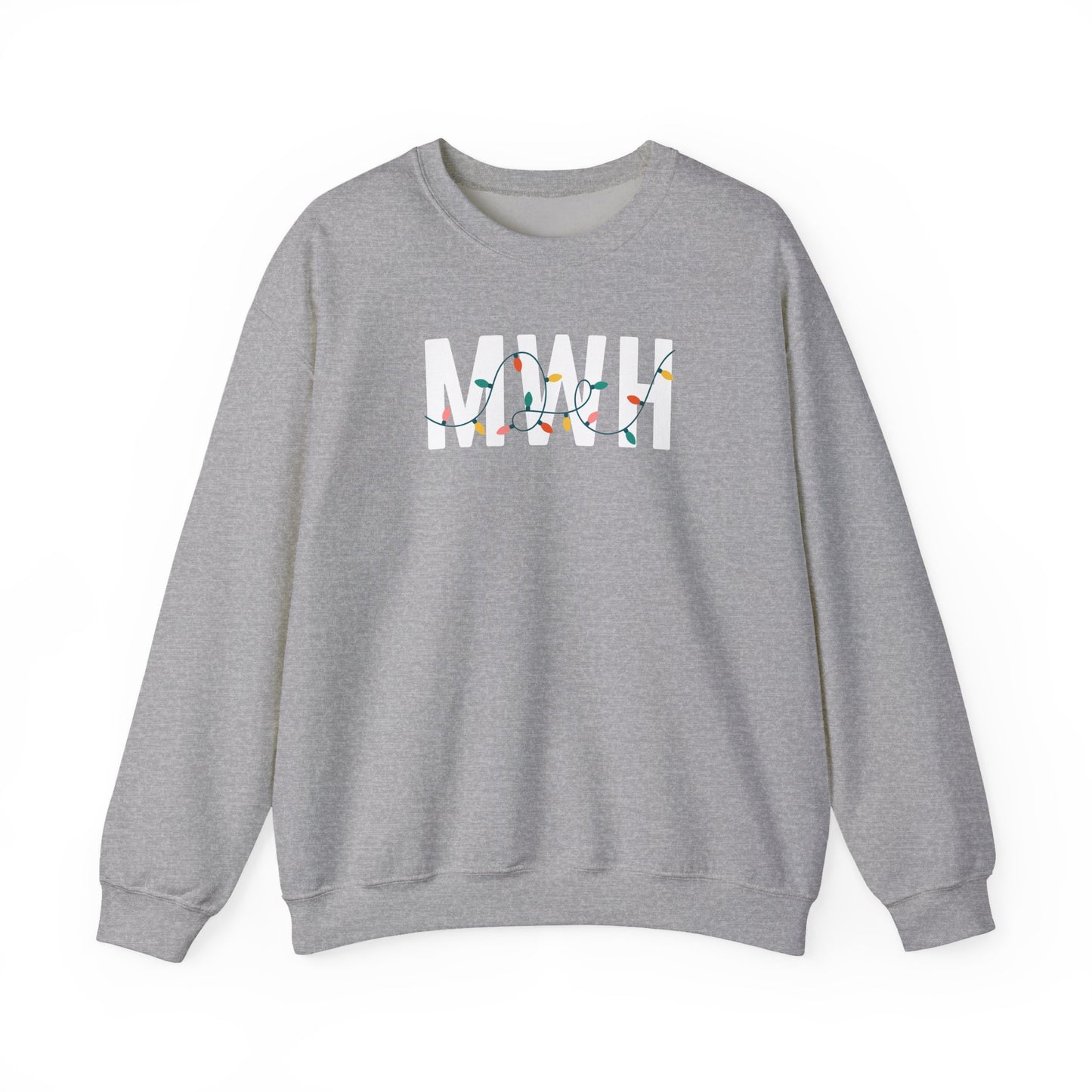 MWH HOLIDAY LIGHTS HEAVY BLEND CREWNECK