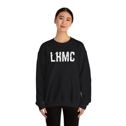 LHMC HOLIDAY LIGHTS HEAVY BLEND CREWNECK