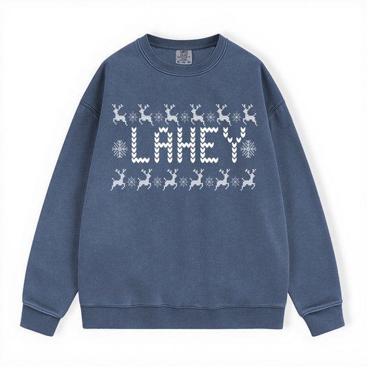 LAHEY UGLY SWEATER COMFORT COLORS CREWNECK