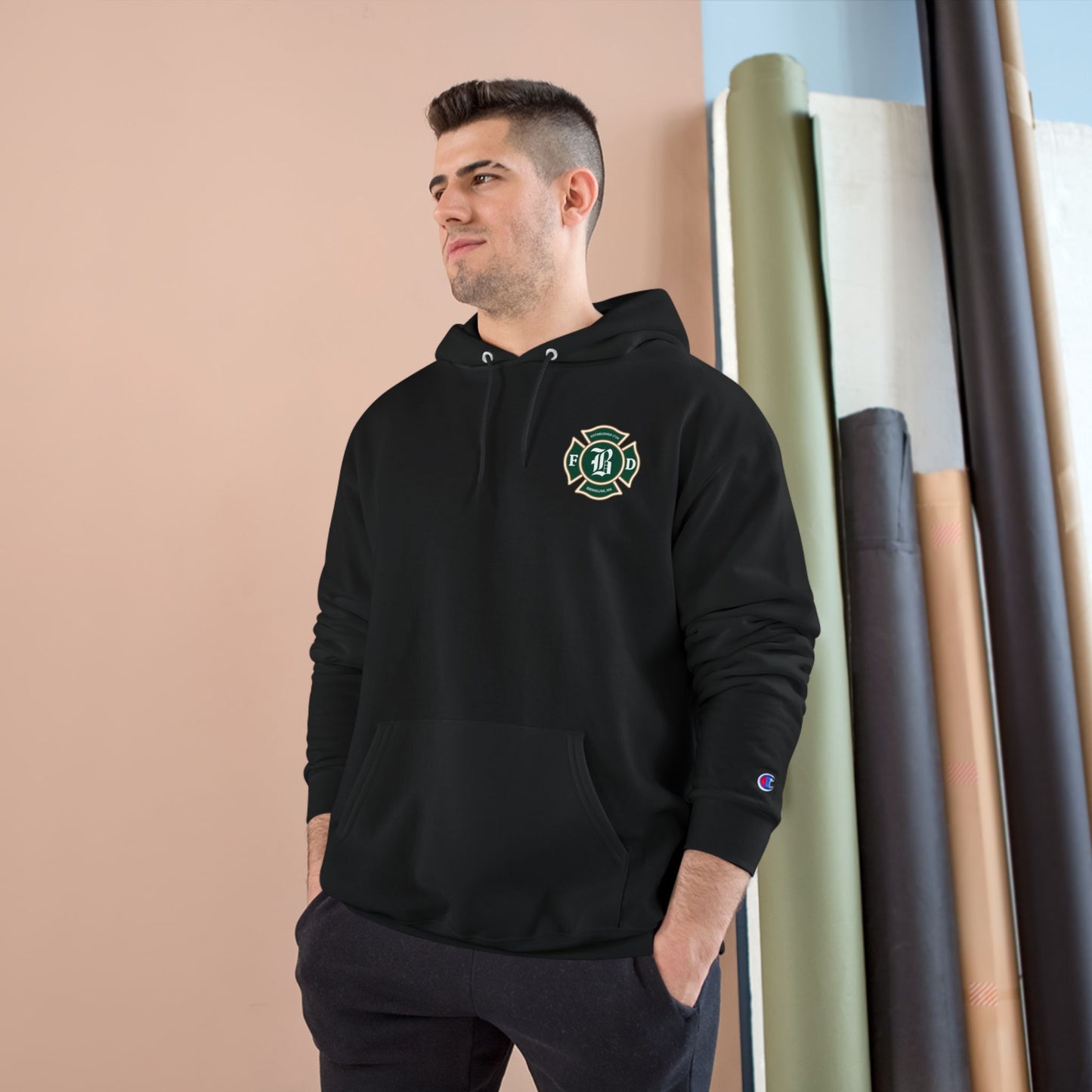 BROOKLINE FIRE GARDEN SERIES CHAMPION HOODIE