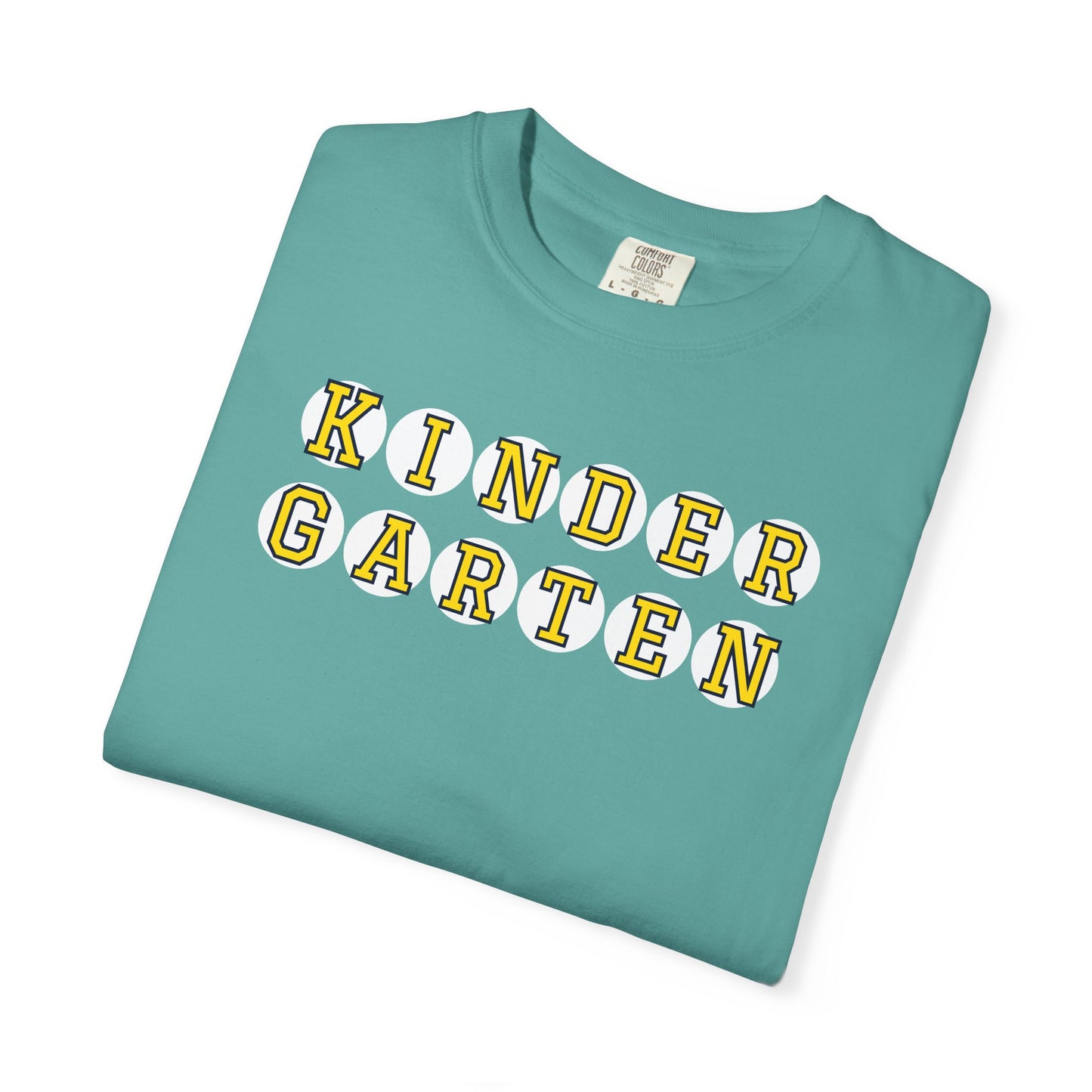 KINDERGARTEN YELLOW PLAYER NUMBER T-SHIRT