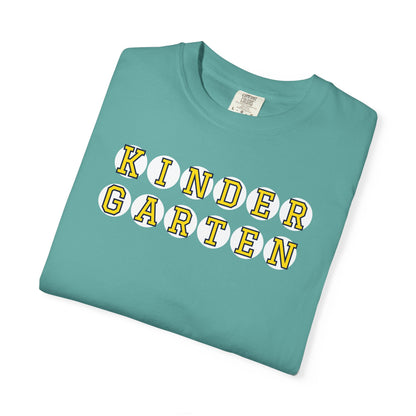 KINDERGARTEN YELLOW PLAYER NUMBER T-SHIRT