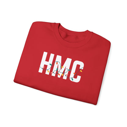 HMC HOLIDAY LIGHTS HEAVY BLEND CREWNECK